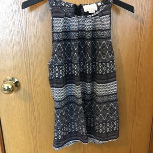 Cynthia Rowley 100% silk sleeveless top